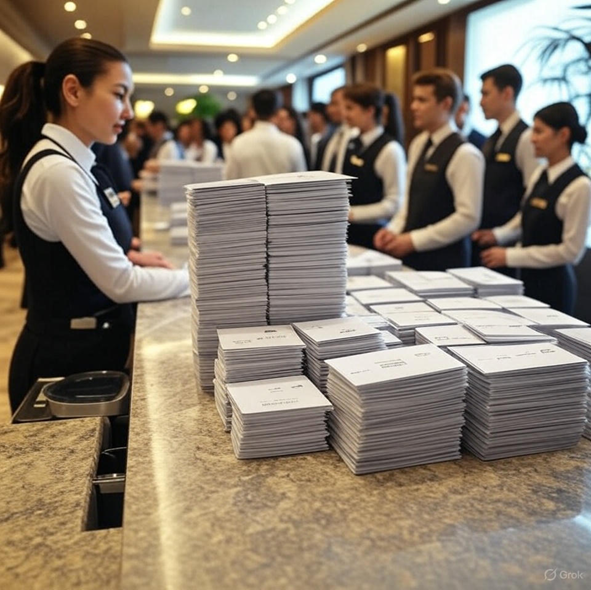 飯店與門禁卡片使用情境